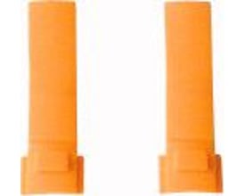 Eaton kodestift M22-XC-Y i gul farve, vist individuelt på hvid baggrund, med fokus på dens rektangulære form og monteringsdetaljer.