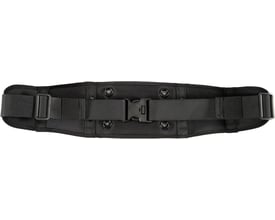 Bagsiden af Boisen Safety bæltepude til TECMEN Powered Air Comfort, viser monteringspunkter og justerbar taljebånd.