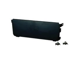 CommScope Fiberguide endestykke kit i sort, størrelse 12x4" (300x100mm), med to monteringsklips.