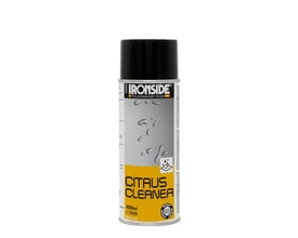 Ironside citrusrens som spraydåse på 400 ml med sort låg og gul og grå etiket.