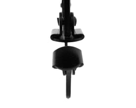 Close-up af Diesella WLDPRO svejsetang D14, viser den sorte oxid-stål kæbekonstruktion mod en hvid baggrund.