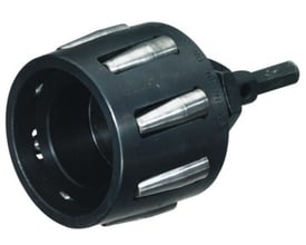 Freund muffeudvider til 76 mm kobber, alu og zink rør, vist på hvid baggrund.