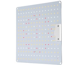 100 W LED-vækstlampe med fuldt spektrum, IR og UV, vist skråt forfra med rækker af lysdioder.