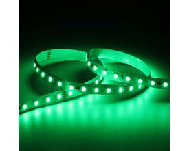 Ansell Lighting U-Cell LED strip i grøn lysfarve, en fleksibel 20 meter lang lysslange med synlige LED'er og klippepunkter.