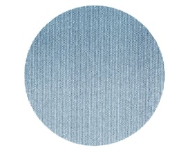 3M Xtract Netrondel 310W 53519 sliberondel i mørkeblå, 150mm, viser et tæt netmønster for effektiv støvudsugning.