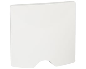 Legrand Niloé kabeludgang i hvid, vist forfra uden synlige logoer eller mærkninger på den glatte overflade.