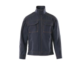 Helkropsbillede af Mascot Visp jakke i mørk marine størrelse XL, vist forfra mod hvid baggrund.