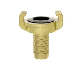 GSK klokobling i messing med 13mm slangestuds og EPDM-pakning, med en kloafstand på 40mm.