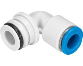 Festo mini patron QSPLKG14-6 med 3,3 mm nominel størrelse og O-ring tætning, med blå indsatser.