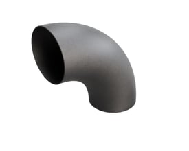 Indura 90° bøjning i P235GH-TC1 stål til 508 mm rør med 6,3 mm vægtykkelse, radius 762 mm.