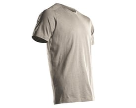 Mascot Customized t-shirt i lys sandfarve, fremstillet af kæmmet bomuld med moderne pasform og rund hals.