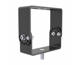 Sort U-formet monteringsbøjle med sidebolte og gevindtap til SpectrumLED 190 W LED high bay.