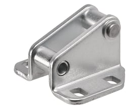 AMF 6847G-5 modhold i metal, vist fra siden med to monteringshuller i basen og et hængselled.
