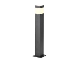 V-TAC pullertlampe til udendørs brug med firkantet form, mørk krop og lysende top.