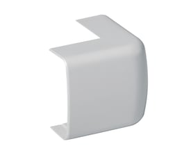 Schneider Electric OptiLine Mini udvendigt hjørne i hvid halogenfri plast til 35 x 18 mm kabelkanaler.