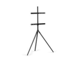Stativets metaldele til montering af TV på One For All WM 7461 TV Stand, vist med VESA-beslag på hvid baggrund.