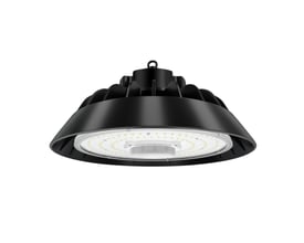 LEDlife Sensor High Bay Intelligent2 fra front, 100W LED med varm kulør, aluminium og IP65 klassifikation.