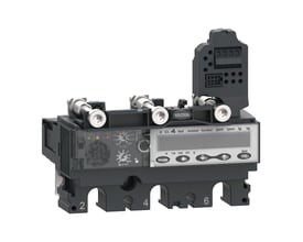 Schneider Electric Micrologic 62E 3-polet elektronisk relæ til ComPacT NSX 160/250 maksimalafbrydere med justerbar beskyttelse og display.