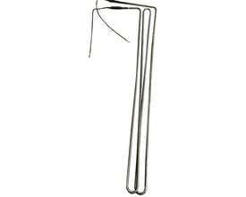 Friga Bohn el-varmelegeme 3C-A coil 3243-45 med lange, bøjede metalrør og tilslutningsledning.