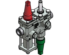 Danfoss ICF 15-4-13 ventilstation med 20mm svejsetilslutning og zinkbehandlet stålhus.