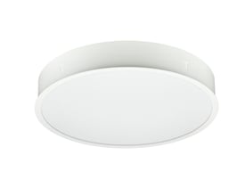 Philips Lighting TrueCircle indbygningsarmatur, rundt og hvidt med en diameter på 500 mm og 3700 lumen.