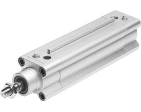 Festo standard cylinder DSBF-C-63-160-PPVA-N3-R i aluminium med 63mm stempeldiameter og 160mm slaglængde.
