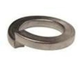 Nærbillede af S + P fjederskive form B, DIN 127 A4 med 6,1 mm diameter, fremhæver splittens design.