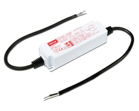 Helvar LED Driver OL1x30-E-CV24, en hvid 30W constant voltage LED driver med 24V output og IP67 rating.