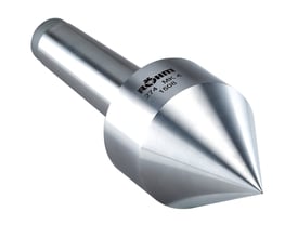 Røhm rullepinol MK3 type 627-273 med fuld spids, fremstillet af poleret metal på hvid baggrund.