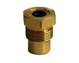 Siemens pakning kobling BPZ:467956290 i messing med 14 mm spindeldiameter, fremstillet af EPDM.