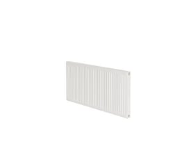 Purmo C 21S radiator i hvid, med dimensionerne 500x700 mm, fremstillet i metal og vist på hvid baggrund.