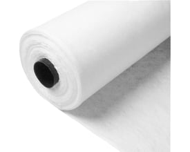 TreeBuilders geotekstil på rulle, 5,25 x 50 meter og 235 g/m², hvidt, ikke-vævet materiale for stabilisering og adskillelse.