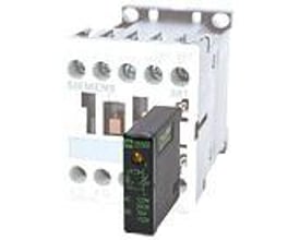 Siemens kontaktor lyddæmper S00-VG-24-S med EMC-filter og varistor, designet til 24Vac/DC.