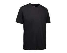 ID Identity Game T-shirt i sort, størrelse 2XL, med rund hals og korte ærmer, præsenteret på hvid baggrund.
