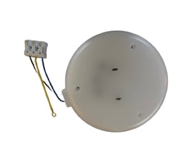 Lumenlight Tobi LED-indsats på 24 W med rund bagside, ledninger og tilslutningsklemme.