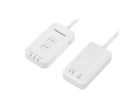 Panasonic CZ-TACG1 Wi-Fi styringsenhed i hvid plast med knapperne 'CHECK' og 'SETUP'.