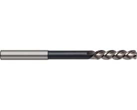 Gühring maskin-skal rival 469 på 15 mm med cylindrisk skaft og spiralformede skær, set fra siden.