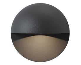 Astro Lighting Tivoli LED væglampe, sort, IP65 klassificeret og designet til indbygning med opadgående lys.