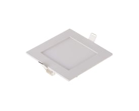 V-TAC LED Panel Premium, 6W, kvadratisk med hvid ramme og mat overflade på hvid baggrund.