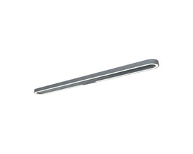 Ansell Lighting Reveal H lysprofil i sølv med lang, slank form og lysende flade, 450 mm, 12 V og 4000 K.