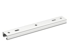 Wibe Bæring HSO 200mm FZV i varmgalvaniseret stål, måler 260mm lang med monteringshuller til M10 gevindstang.