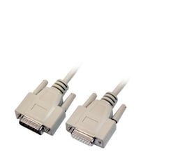 EFB Elektronik seriel forlængerkabel på 2 meter, med DB15 han- og hunstik med fingerskruer.