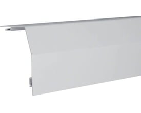 Hager kabelafdækning RK 230 i perlegrå med dimensioner 230 mm i højden og 190 mm i dybden.