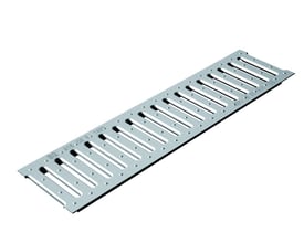 En Ulefos Filcoten LIGHT NB100 spalterist på 1000 mm galvaniseret stål, med tydelig markering af belastningsklasse A15.