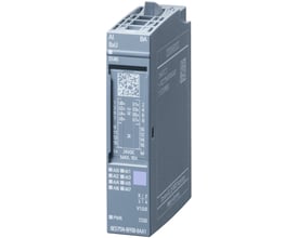 Siemens SIMATIC ET 200SP analog input modul AI 8XU basic, med 16bit opløsning og diagnosefunktion, fremstillet i Tyskland.
