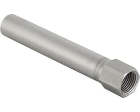 Geberit Mapress Rustfrit indstiksovergangsstykke 22 mm x Rp½" i syrefast stål med gevindmuffe.