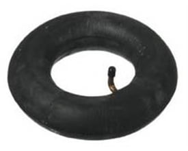 Ravendo slange 3.00x4 sort gummi til sækkevogn med synlig ventil og tæt samling.