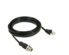 Schneider Electric powerkabel til Lexium 05-servodrev og BSH-servomotorer med 50 meter længde og RJ45-stik til motortilslutning.