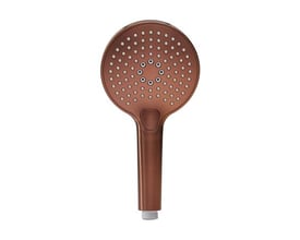 Håndbruser i børstet bronze med rub clean funktion og 3 strålefunktioner, vist isoleret på hvid baggrund.