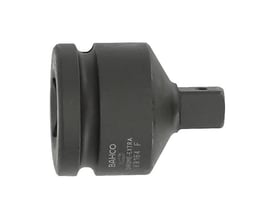 Bahco kraftovergangsstykke med 1/2" hun-indfæstning og 3/4" firkant på den anden side, vist i et sideprofilbillede.